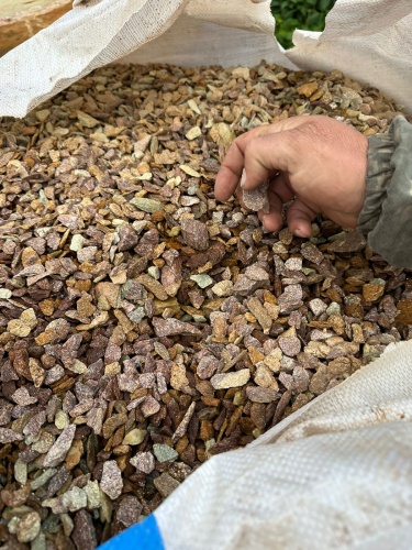 Златолит персиковый декоративная каменная крошка купить в Чернушке