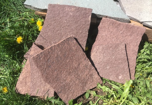 Плитняк лемезит бордовый для цоколя 1,5-2 см купить в Чернушке