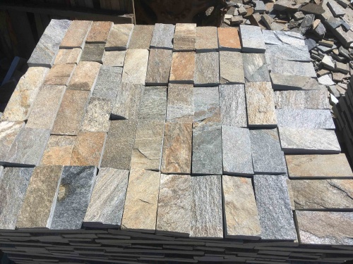 Плитка пилёная златолит Уральский для цоколя, отмостки купить в Чернушке