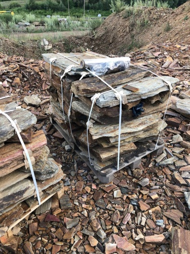 Плитняк кора дерева 50-100мм для пошаговых дорожек купить в Чернушке