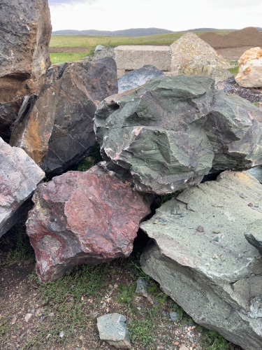 Камни для ландшафтного дизайна зелёные 10-60 килограмм купить в Чернушке