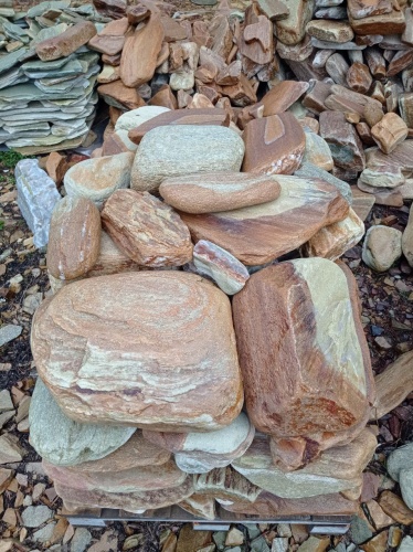 Златолит жёлтый, жёлто-зелёный глыбки и валуны для ланшафтного дизайна купить в Чернушке