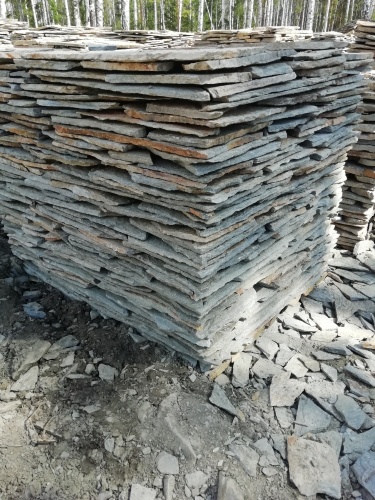 Плитняк златолит Уральский для цоколя, отмостки купить в Чернушке