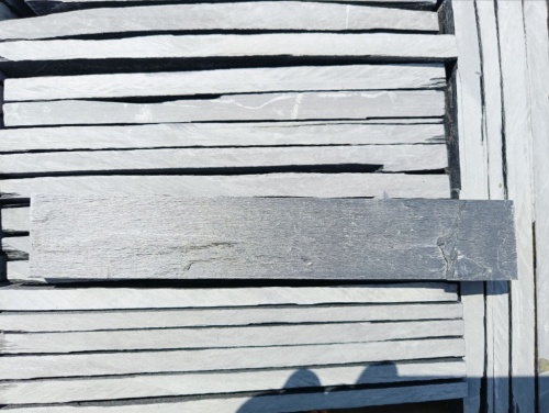 Плитка чёрная из натурального камня фасадная 30 см * 5 см, толщина 7 мм -30 мм купить в Чернушке